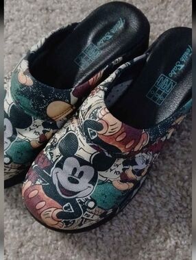 Womens Eu Size 38  Mickey Mouse Clogs Terlik Sabo